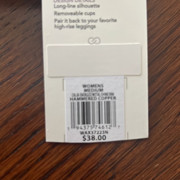 NWT Calia Shimmery Sports Bra - Picture 3 of 3